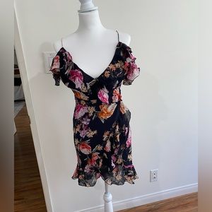 Floral off the shoulder Nicholas dress